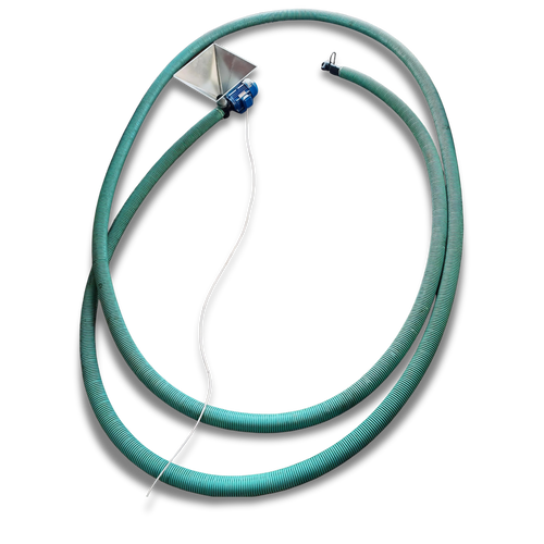 Trasportatore a coclea flessibile con tramoggia - 380V