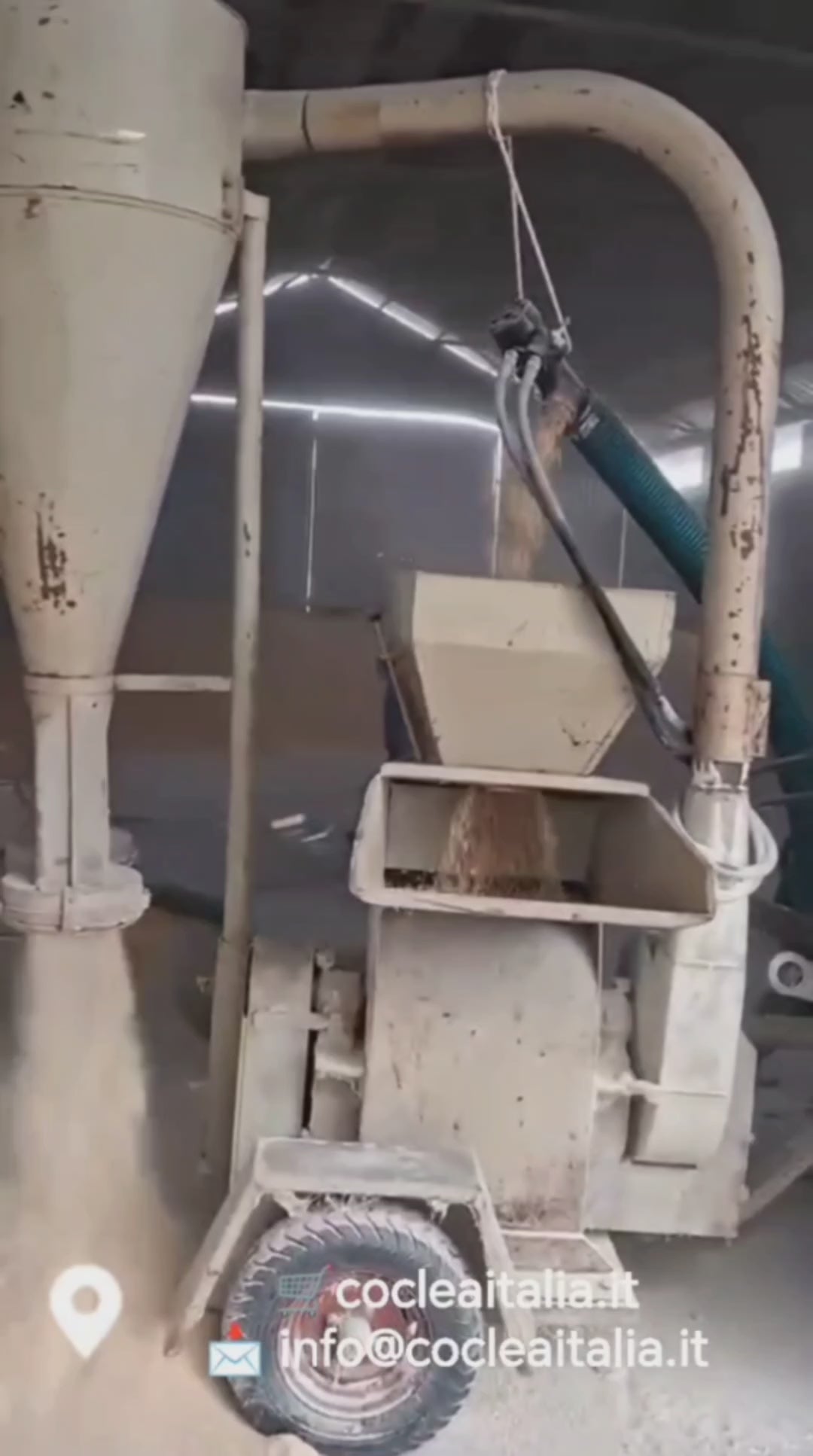 Coclea Flessibile Idraulica - Funziona Senza Elettricità